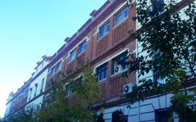 Rehabilitación de fachada de ladrillo visto en Madrid
