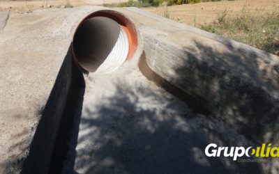 Construcción de bajantes de agua en M50